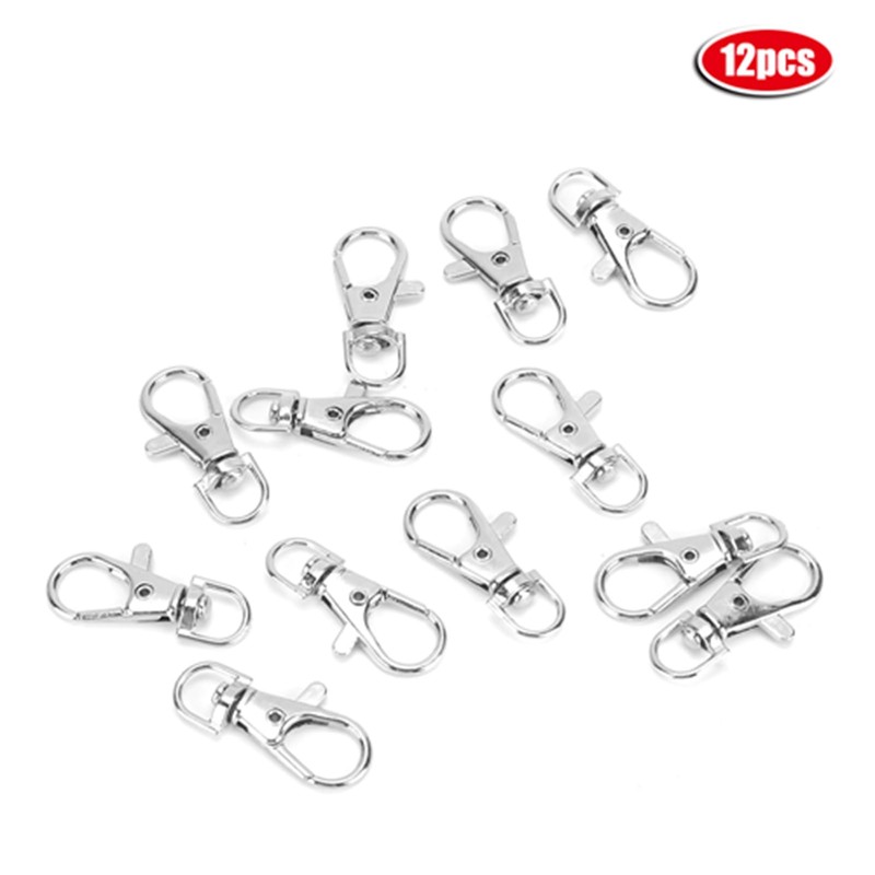 12Pcs Iron Anti Escape Pet Bird Cage Door Buckle Lock,
