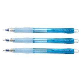 PILOT 3 Pack H-185 Neon Refillable Mechanical Pencils 0.5mm Blue (Pack of 3)