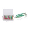 14Pcs Luminous Squid Hook Lure 8cm Artificial Shrimp Shape Fishing