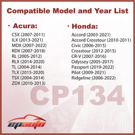 EPAuto CP134 (CF10134) Premium Cabin Air Filter includes Activated Carbon