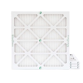 Glasfloss ZL 20x20x1 MERV 10 Air Filters for AC and Furnace. 4 PACK. Actual Size: 19-1/2 x 19-1/2 x 7/8