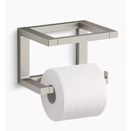 Kohler Draft Toilet Tissue Paper Holder 31750-BN Brushed Nickel Vibrant NIB