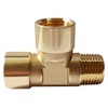 Uenede 2PCS Brass Tee Pipe Fitting 1/2" NPT Female x