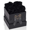 UFOREVER ROSES 4-Piece Preserved Roses in a Box, Preserved Flowers,