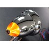 PTRP NEW Talbot Classic Chrome Bullet Side Mirrors LED Turn