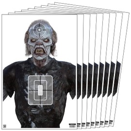 Freedom Gun Targets 50 Pack of Paper Shooting Targets for Gun Range Rifle Pistol Handgun Hunting 3D Full Color Angry Zombie (23x35)