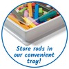 hand2mind Wooden Cuisenaire Rods with Trays, Math Manipulatives, Montessori Math