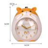 Children's Alarm Clock Snooze Function Cartoon Hamster Clock with Night