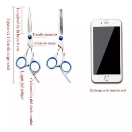 BABRES Kit Set De 11 Pz Estilista Barbero Tijeras Bata Peine Pinzas