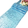 Time to Sparkle 12x108inch Glitter Sequin Table Runner Chair Sashes