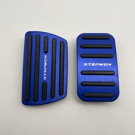 MEKOMEKO BT-JTL Honda Step Wagon RP Series Pedal Cover, Brake Axle Cover, Safe Driving, Installation Instructions Included, Tight Installation, Interior Parts, Aluminum Alloy and Rubber, 2 PCS, Honda