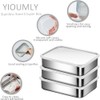 Tuperoymse Stainless Steel Containers Food Storage Bento Box Dishwasher Safe