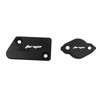 CNC Aluminum Front and Rear Brake Fluid Reservoir Caps Cover