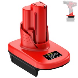 EID for M18 to for M12 Adapter,for Milwaukee 18V M18 Battery and for Dewalt 20V 60V Battery Convert to for 12V M12 Battery,Power for Milwaukee 12V Cordless Power Tools Use