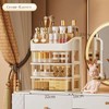 2-Layer Cosmetic Storage Box with Transparent Drawer