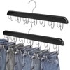 Jean Organizer for Closet, Jeans Hanger, 14 Hooks Wood Hanger