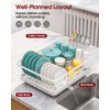 Sakugi Stainless Steel Dish Drying Rack for Kitchen Counter, Sink