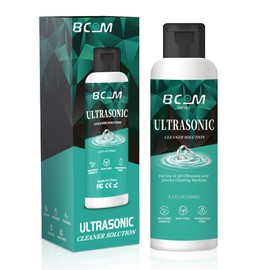 Ultrasonic Jewelry Cleaning Solution, Great for Use in All Ultrasound Machines, Eyeglass and Rings, Effective Solution for Cleaning Gold, Silver, Platinum, Diamonds, and Watch, 8.5 oz/250 ml, 1 Pack