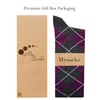 MySocks Unisex Knee High Argyle Socks - 42-46