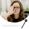 3Pcs Black Handheld Eye Occluder Plastic Vision Optics Optometry Tool