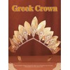 JAKAWIN Greek Goddess Headband Gold Leaf Wedding Crown Costume Hair