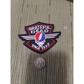 N/A EMBROIDERED GREATFUL DEAD IRON PATCH (Please Read Ad)