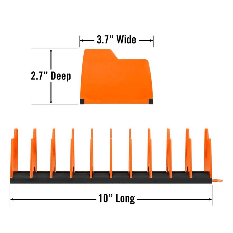 Ernst Manufacturing Plier Pro Premium No-Slip Plier Organizer, Holds 10-Tools