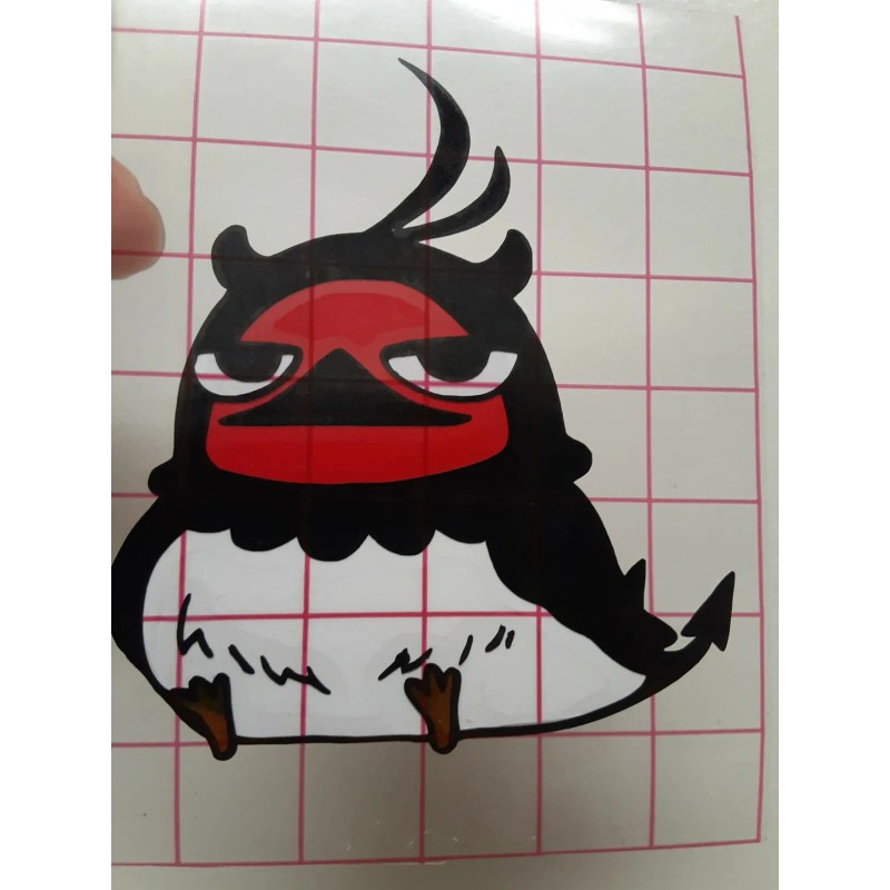 Black Clover Nero Bird Sticker Vinyl Decal Great for Windows/Laptop