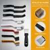 11 Pcs Cepillos de Limpieza para Grietas, Cepillo de Cerdas