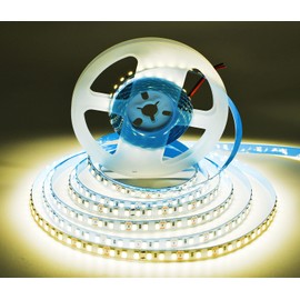 SUYOOULIN LED Strip Lights, AC 110V-130V 16.4ft/5m SMD 2835 600 LEDs Light Strips, 15000LM Flexible Waterproof IP68 LED Ribbon for DIY Christmas Home Indoor Outdoor Decor(Natural White 4000K)