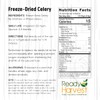 Ready Harvest Freeze-Dried Celery Fresh Pantry Staples | Camper Must