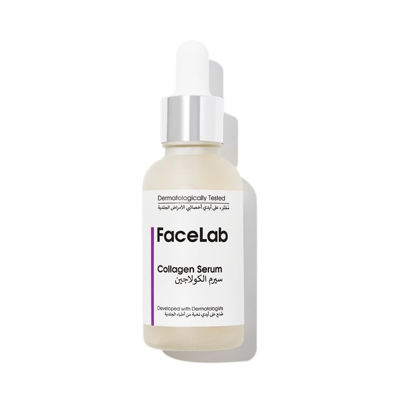 FaceLab Collagen Serum, Anti-Aging Formula, Reduces Wrinkles and Sagging, Moisturises