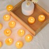 100 Pack Pure Beeswax Tealight Candles | Natural Unscented Beeswax