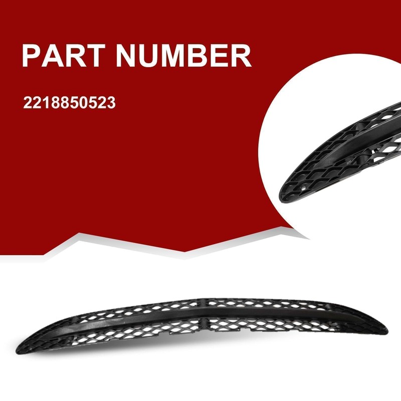 SecosAutoparts Lower Bumper Grille Front Compatible with Mercedes-Benz S600 S550