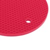 5PCS Silicone Trivet Mats Round Multipurpose Heat Resistant Non Slip
