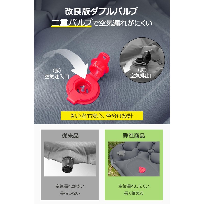 Air Mat, Camping Mat (2025 New Models, .25 Seconds Inflatable,