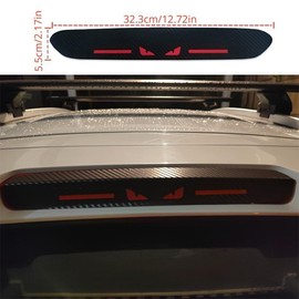 Car Rear Brake Light Sticker, 1 Count Durable Car Rear Tail Light Reflective Sticker, Car Exterior Decorative Sticker, Universal Car Accessories