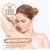 Beavorty 3sets Sweat Pad Undershirt Armpit Shield Stickers Breathable Comfortable