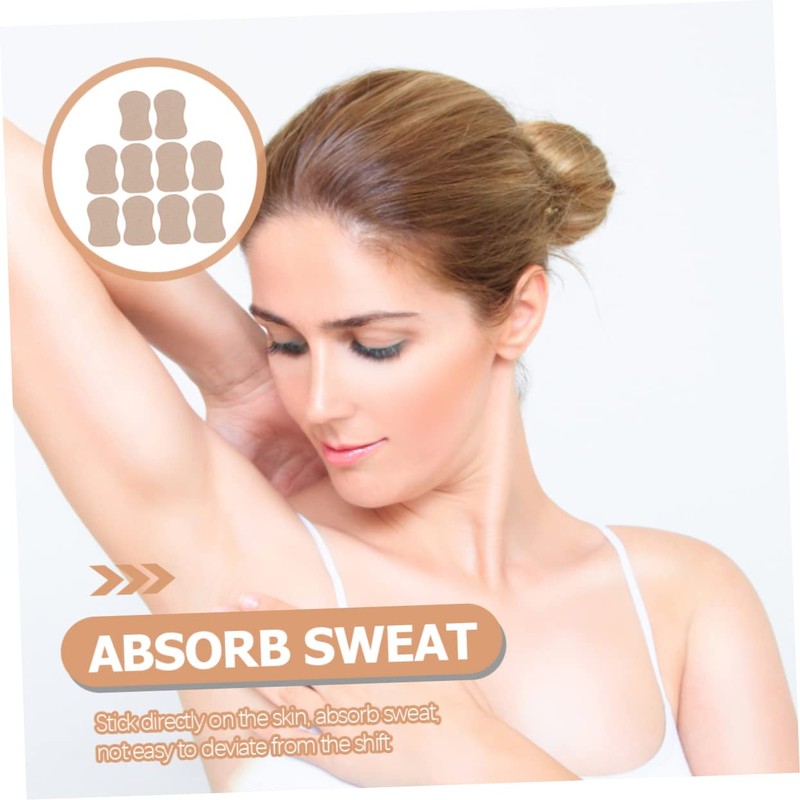 Beavorty 3sets Sweat Pad Undershirt Armpit Shield Stickers Breathable Comfortable