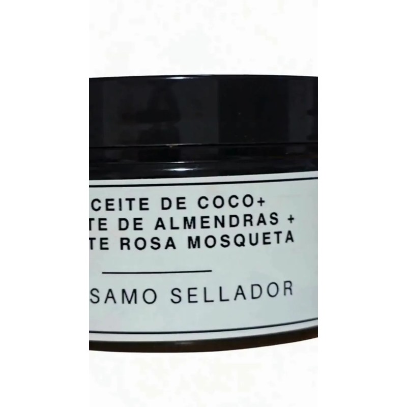 Bálsamo Sellador Vasenova Aceite Coco, Almendras, Rosa Mosq.
