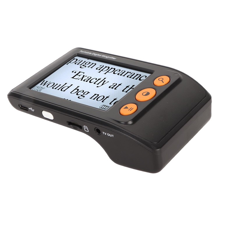 Digital Magnifier 3.5in LCD 2X‑25X Magnification AV Output Reading Magnifier