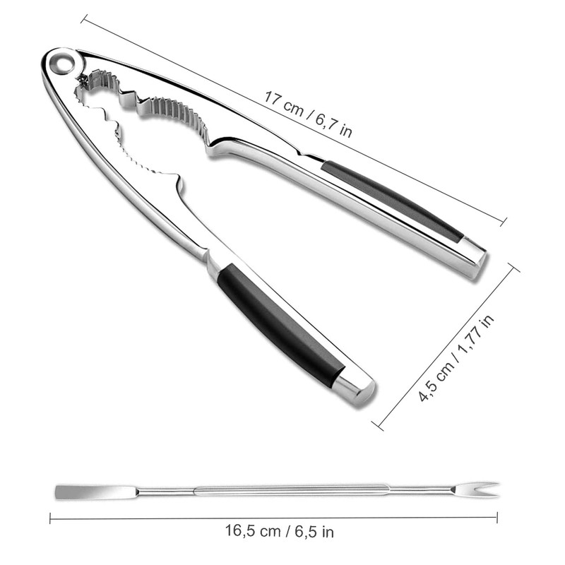thirei Nutcracker walnuts, zinc die-cast stainless steel with walnut needles,