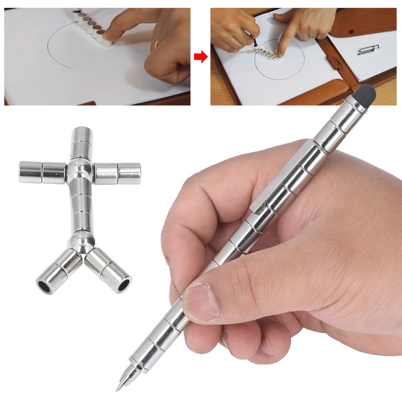 Magnetic Pen Toy Stress Relief Decompression Magnetic Metal Writing Pen