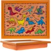Lesser & Pavey LP42724A Dinosaurs Laptray, Wood, Plastic, Cotton