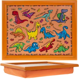 Lesser & Pavey LP42724A Dinosaurs Laptray, Wood, Plastic, Cotton