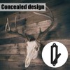 Mount Skull Hanger,3 PCS Wall-Mounted Antler Hanging Tool with Screws