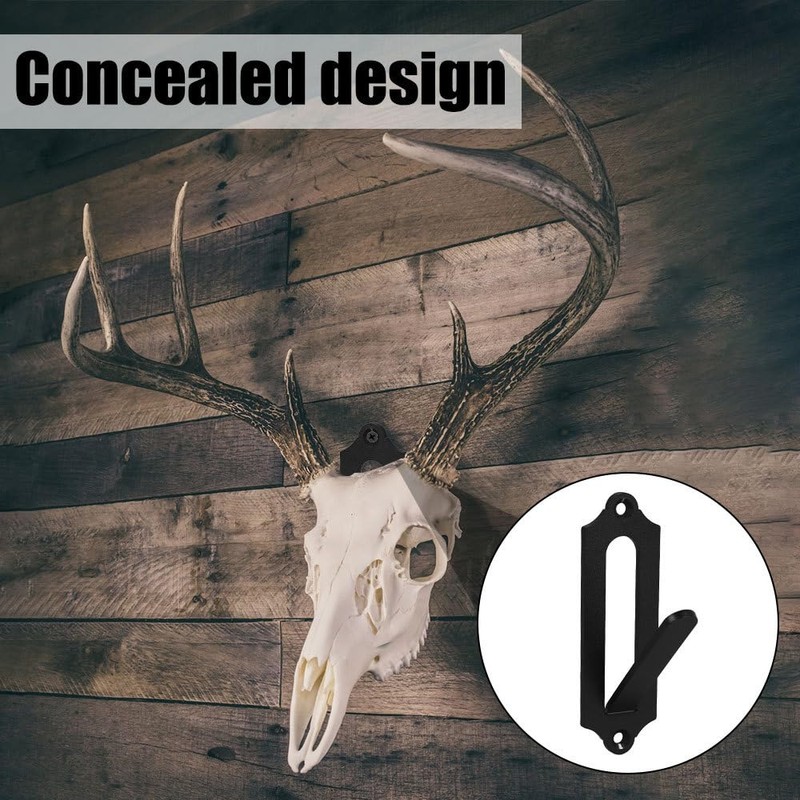 Mount Skull Hanger,3 PCS Wall-Mounted Antler Hanging Tool with Screws