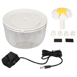 Cat Water Fountain Automatic Circulation USB Transparent Water Tank Silent Pet Water Fountain Cat Water Dispenser