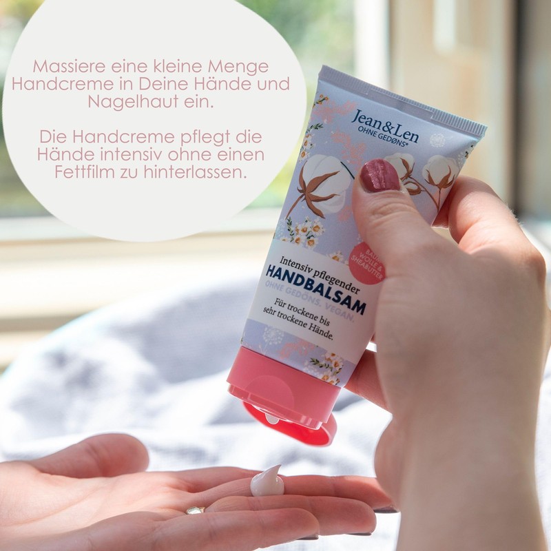 Jean & Len Hand Balm Cotton & Shea Butter, Hand