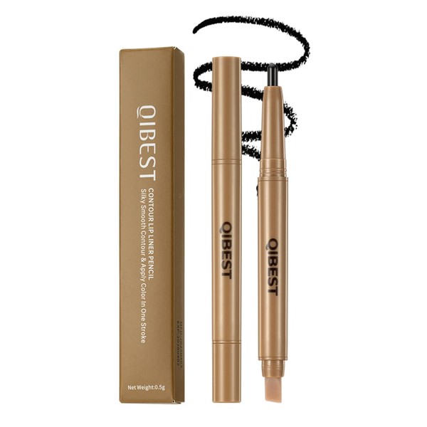 Mrettick schwarzes Double Head Matte Lipstick Set - Lang anhaltender,